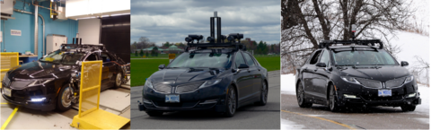 Photos of Waterloo autonomous car