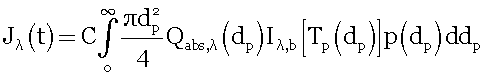 An equation for the TiRe-LII: Spectroscopic sub-model