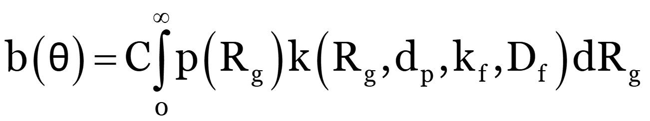 An equation for Multiangle light scattering 