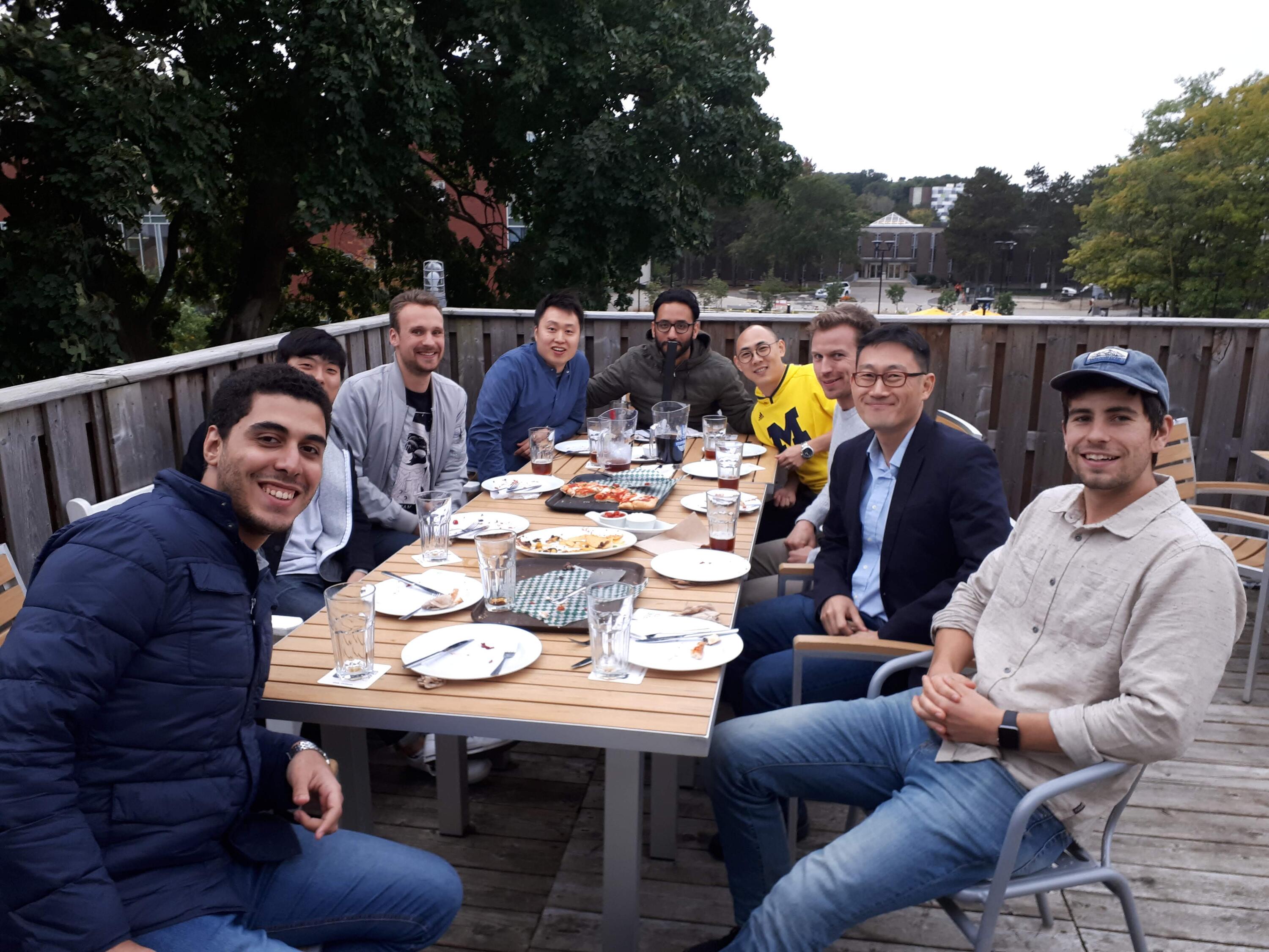 Group Dinner, October 2018