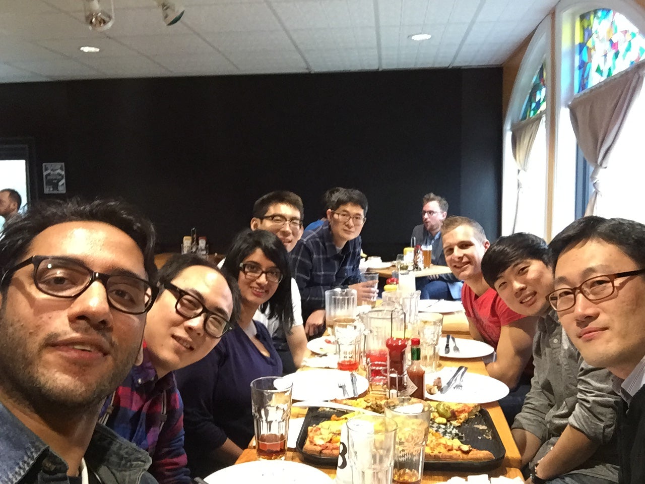 Group lunch, December 2016