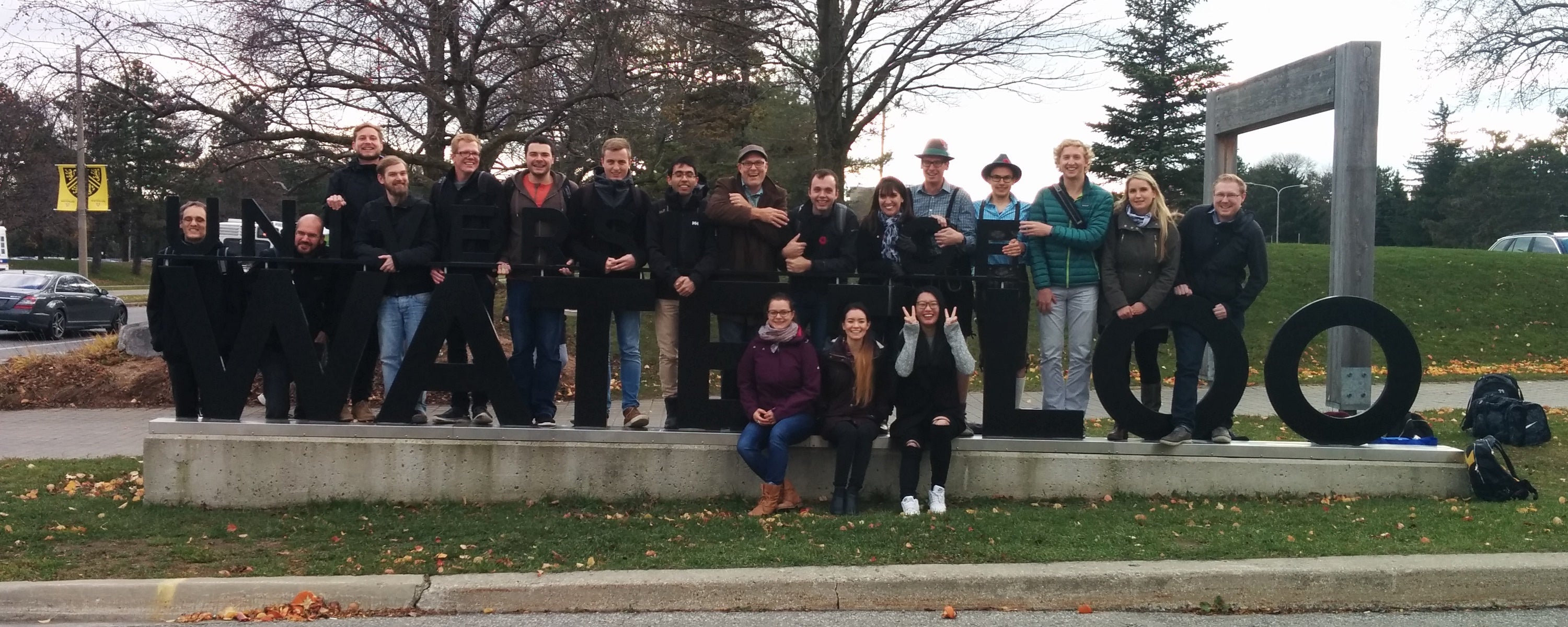 German and Canadian students in Waterloo, 2016