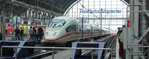 Intercity-Express train in Frankfurt