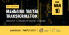 Information session - Managing digital transformation