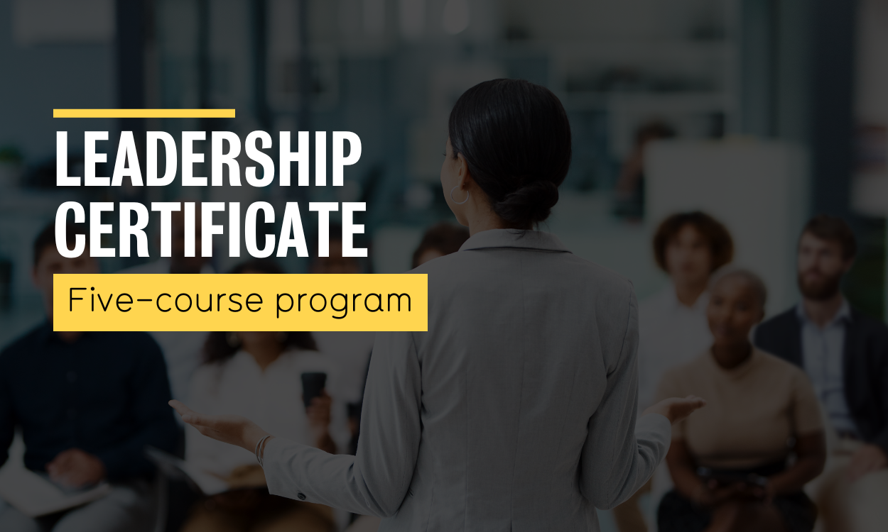 Leadership certificate program