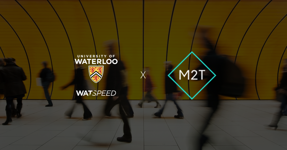 WatSPEED at the University of Waterloo and M2T Collective logos