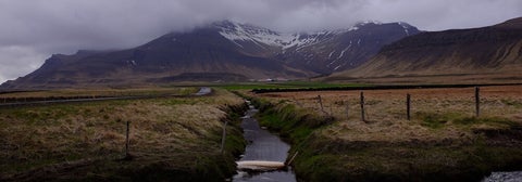 Peatland drainage on the Snæfellsnes peninsula of Iceland