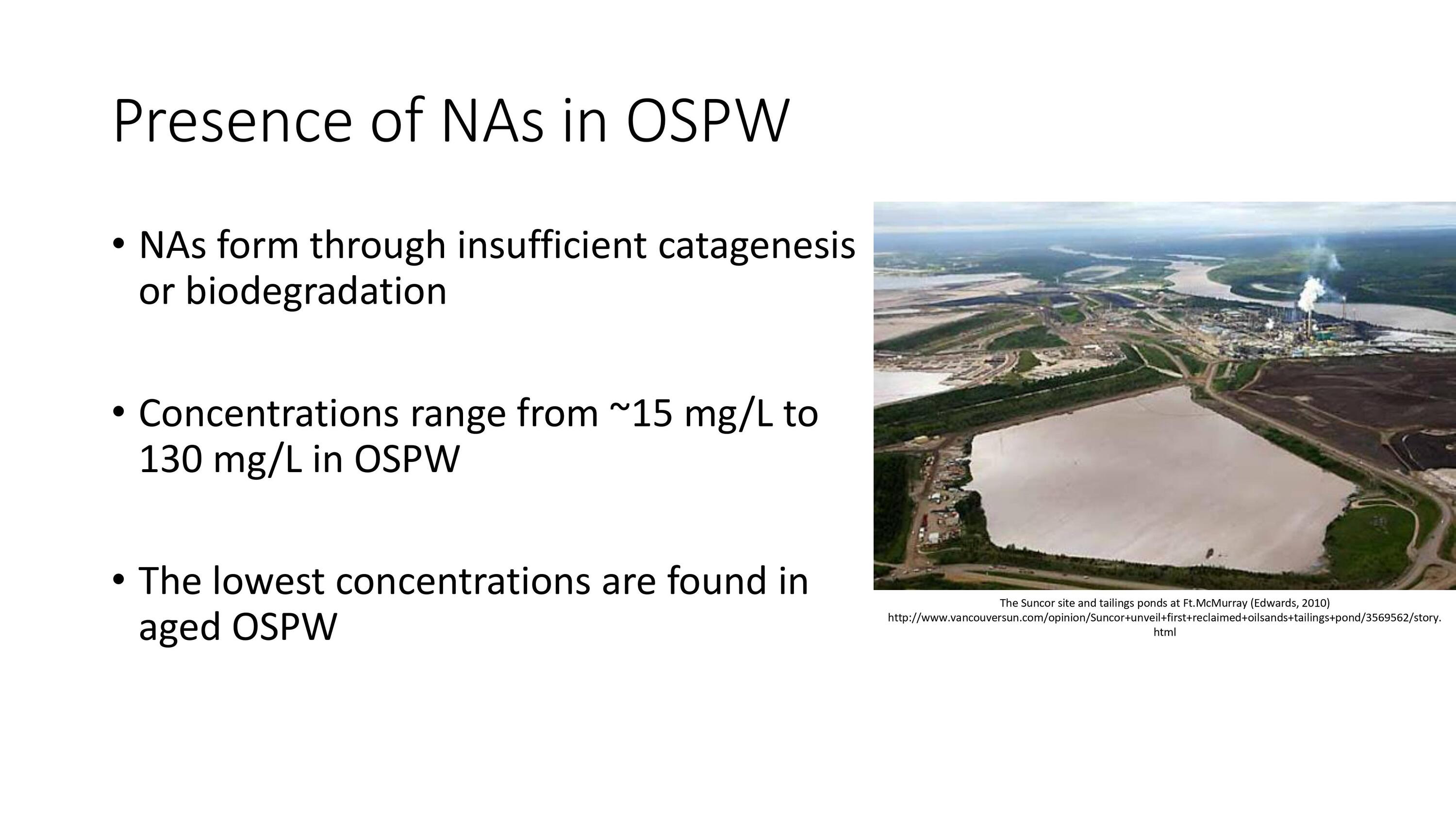 Page 9 of Naphthenic Acid Overview Presentation