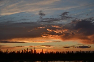  Sunset at a reference fen