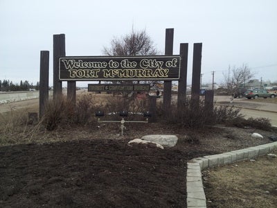   Fort McMurray sign