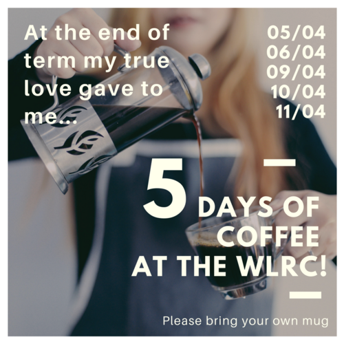 5 Days of coffee advertisement