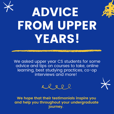 cover page of advice from upper years