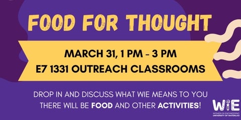 Food for Thought March 31st 1-3pm