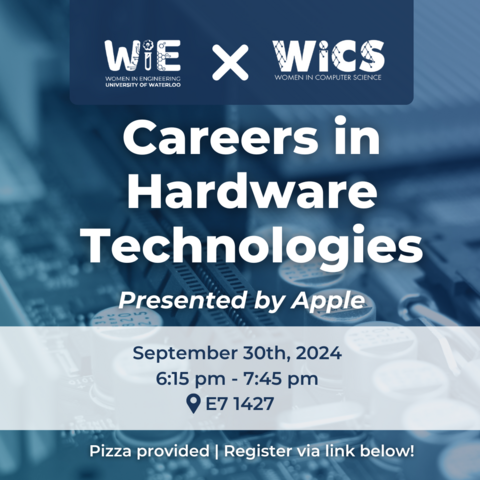 Careers in Hardware technologies event poster