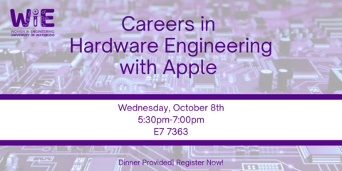 Careers in Hardware technologies event poster