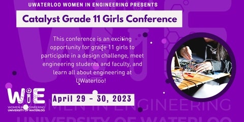 Grade 11 Girls Conference April 29-30th, 2023