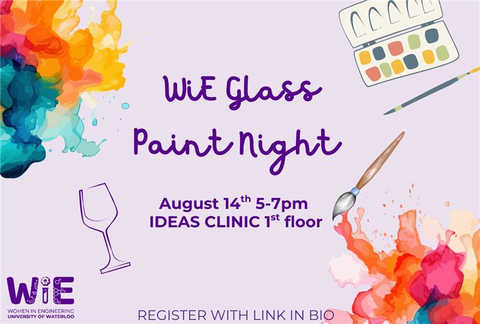 glass paint night event poster