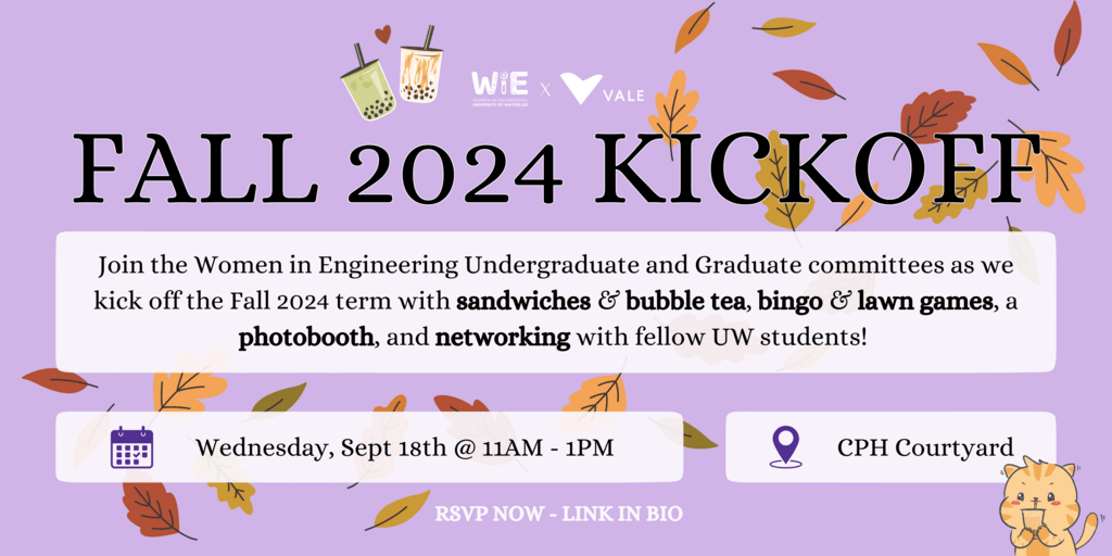 Fall 2024 kick off event graphic