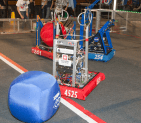 2014 First Robotics Competition; image of robots