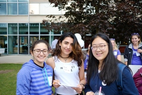 attendees at WiE BBQ