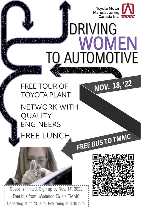 Driving Women to Automotive Poster 