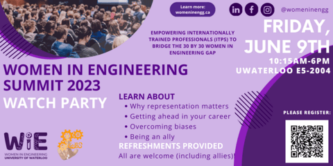 Women in Engineering Summit Watch Party