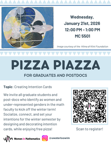 January 2026 Graduate Pizza Piazza Poster