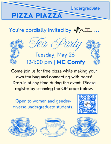 May 2026 Undergrad Pizza Piazza Poster