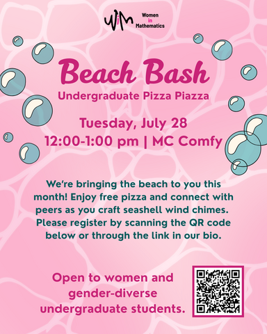 July 2026 Undergrad Pizza Piazza Poster