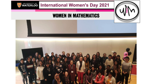 Women in Mathematics group photo