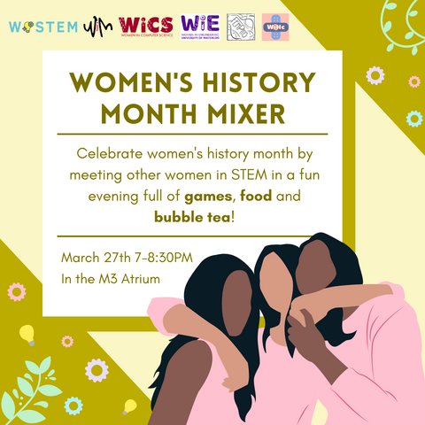 Women's History month mixer run byy several women-based groups on campus.