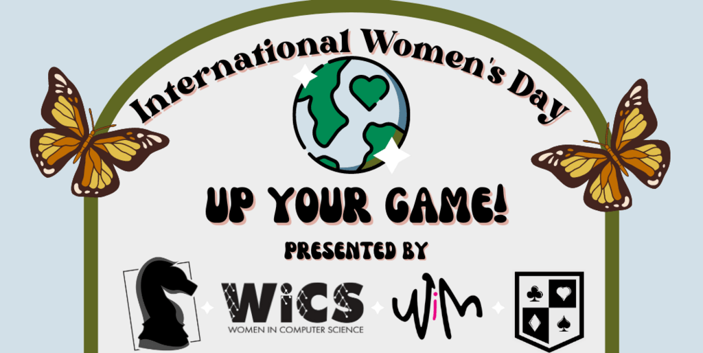 International Women's Day cropped poster advertisement for Up Your Game