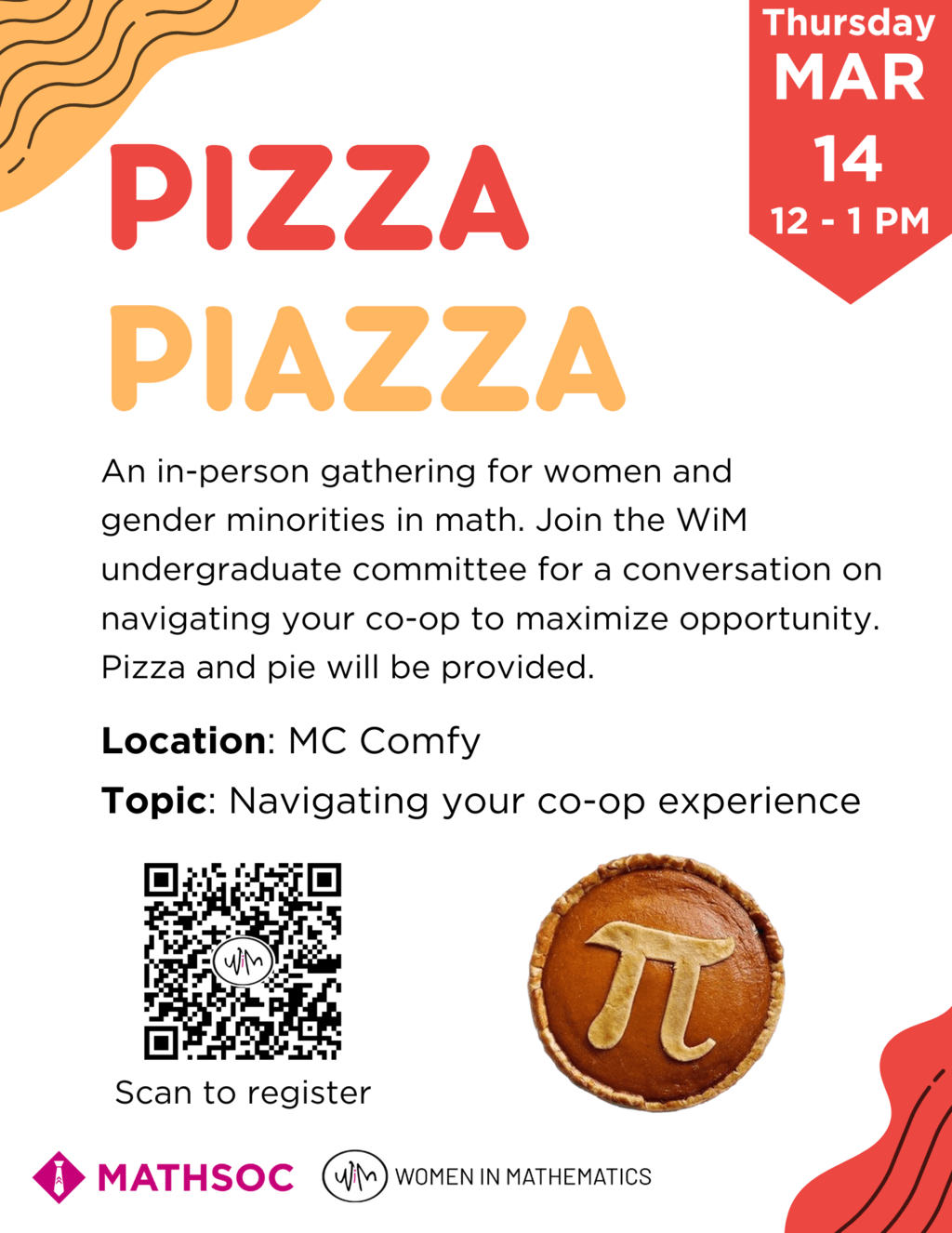 March Pizza Piazza poster