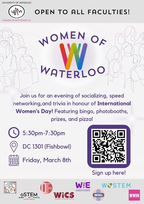 International Women's Day event poster