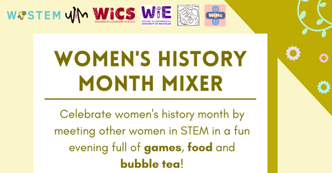 Women's History month mixer run byy several women-based groups on campus.