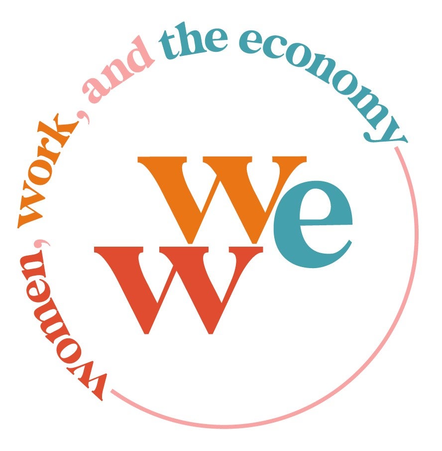 women work and the economy logo