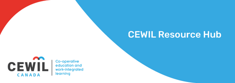 CEWIL web page banner with red, white, and blue color
