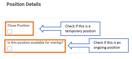 Screenshot of close position check box