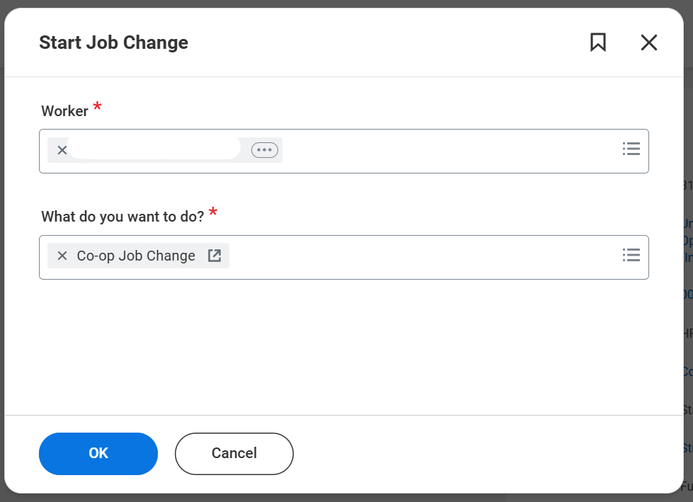 start coop job change