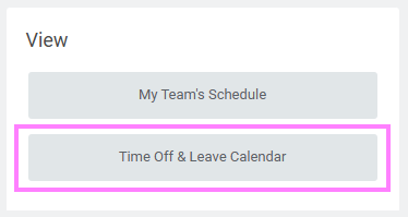 time off & leave calendar button