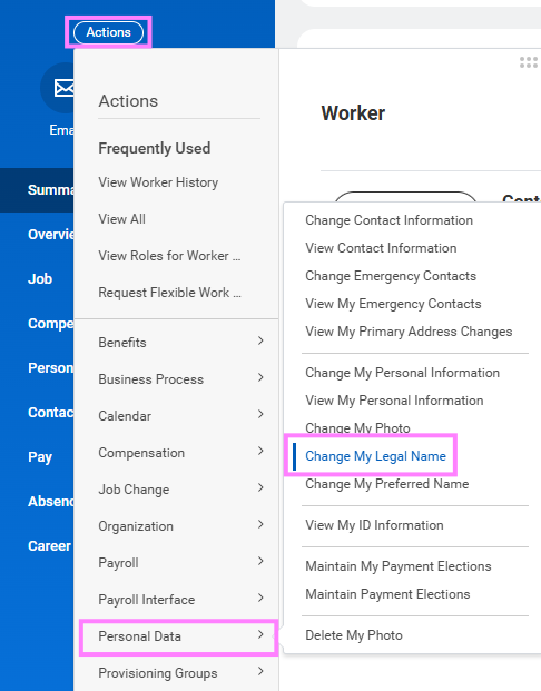 change my legal name