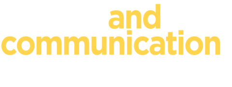 Writing and Communication Centre logo in white and yellow