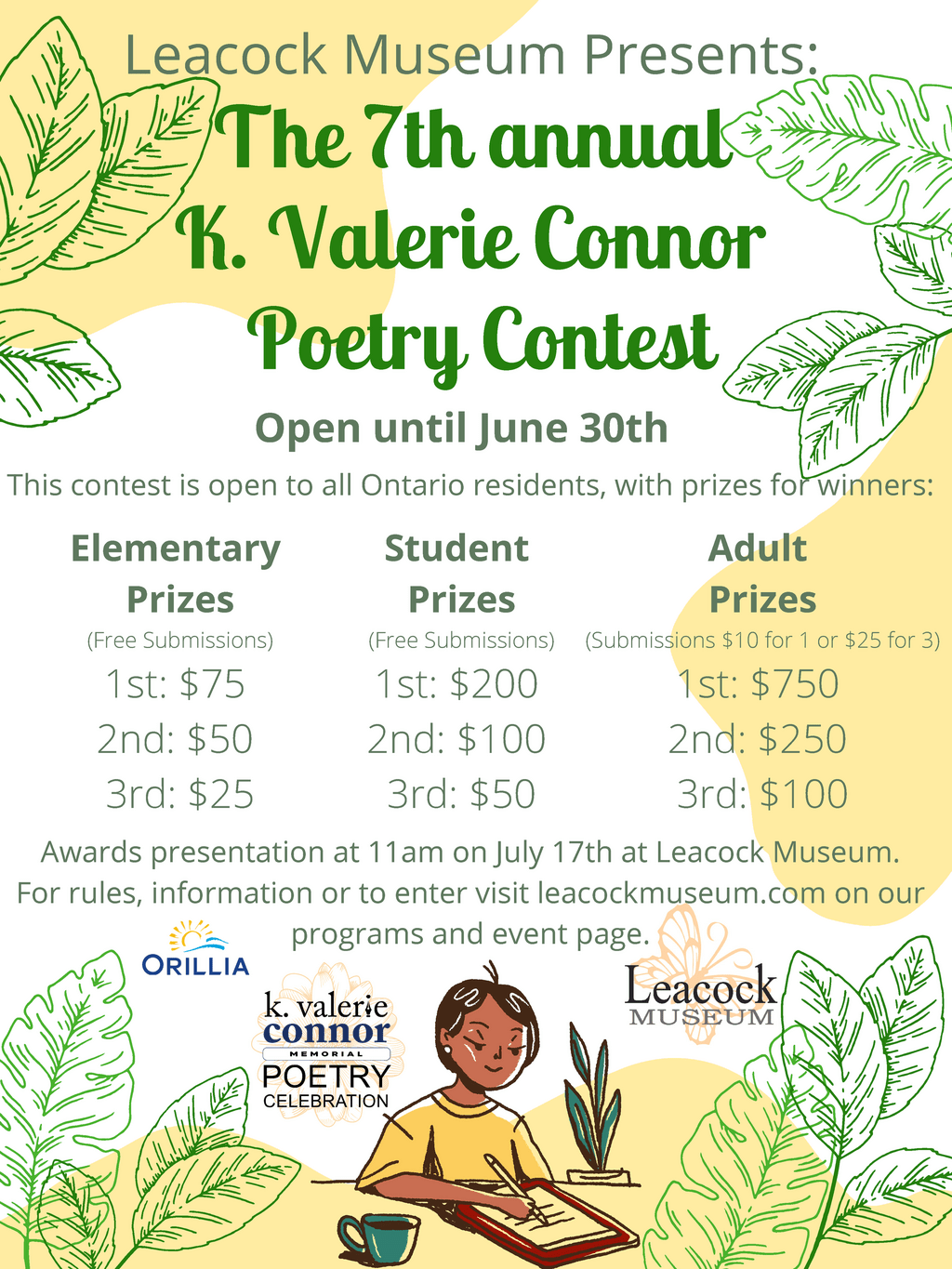 K Valerie Connor Poetry Contest 
