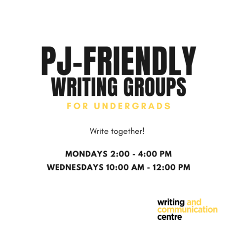 PJ friendly writing groups