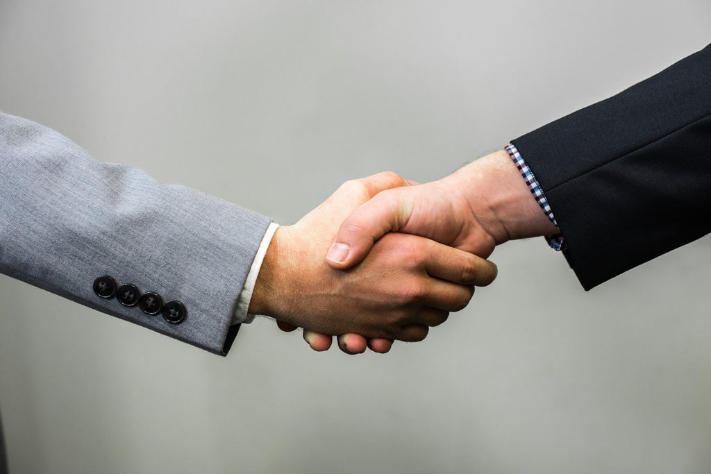 Image of a handshake