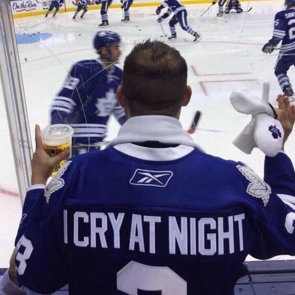 Leafs meme captioned 