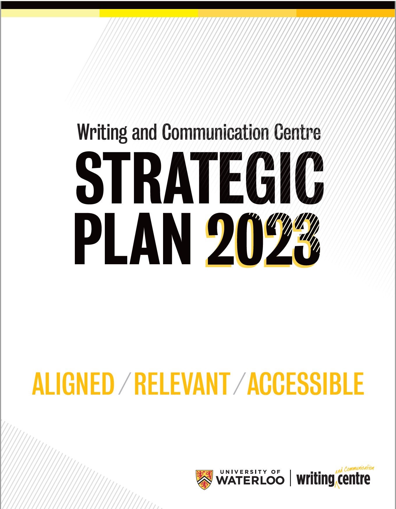 Front cover of the 2018-2023 WCC Strategic Plan