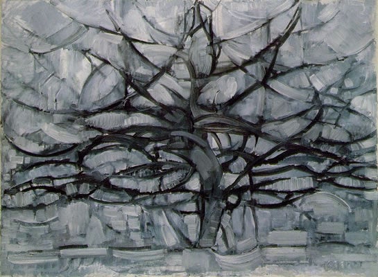 The Grey Tree by Mondrian