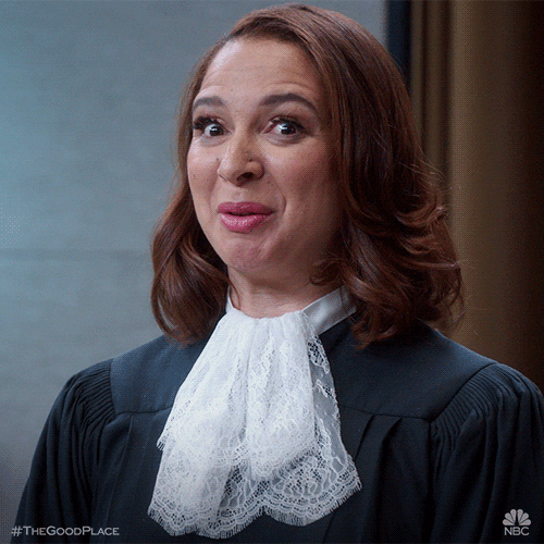 gif of Maya Rudolph winking and saying you got this