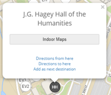 J.G. Hagey Hall button display